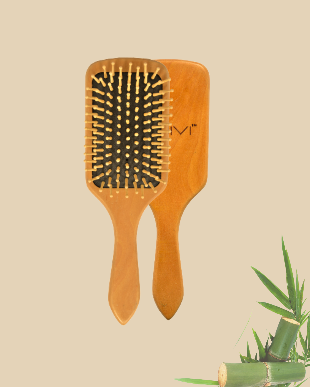 Wooden Paddle Hair Brush