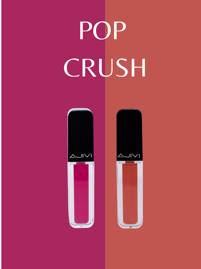 Pop Crush Duo - Ink Dazzle Matt Lip Liquid | Combo of 2 | 3.5ml Each