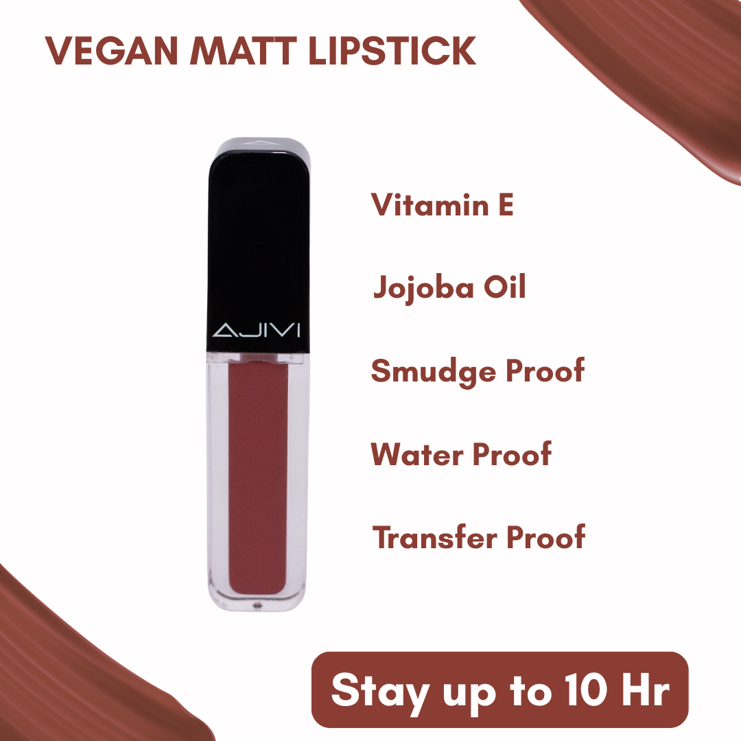Ink Dazzel Matte Liquid Lipstick - 43- Nairobi Brown